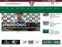 Tablet Screenshot of fluminense.com.br